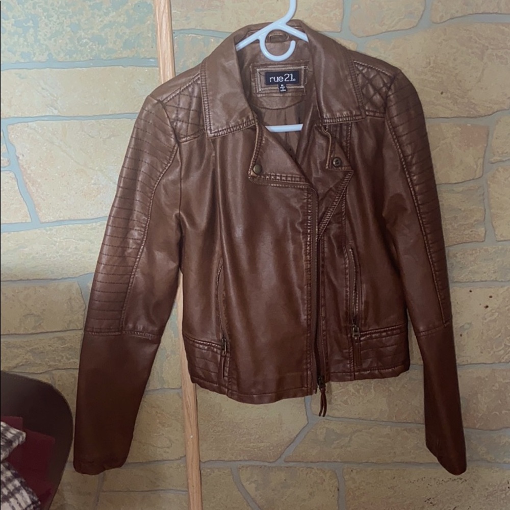 Leather jacket worn once